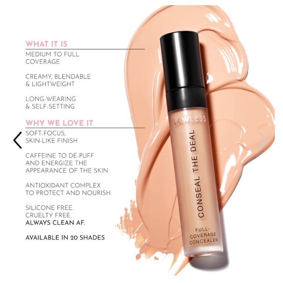 LAWLESS Conseal the Deal Lightweight Concealer "LINEN" - Picture 4 of 4